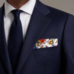 Vibrant Multicolour Botanical Garden Silk Pocket Square – Artistic Floral Suit Accessory
